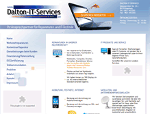 Tablet Screenshot of dalton-it-services.de